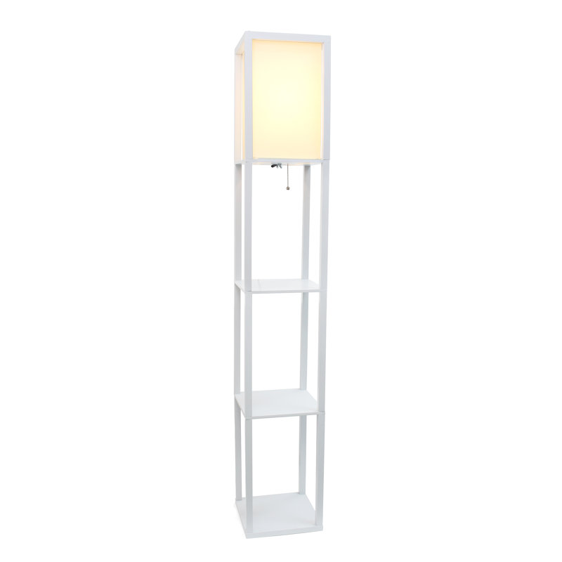 Zipcode Design Ariana 63.3" Tan Column Floor Lamp