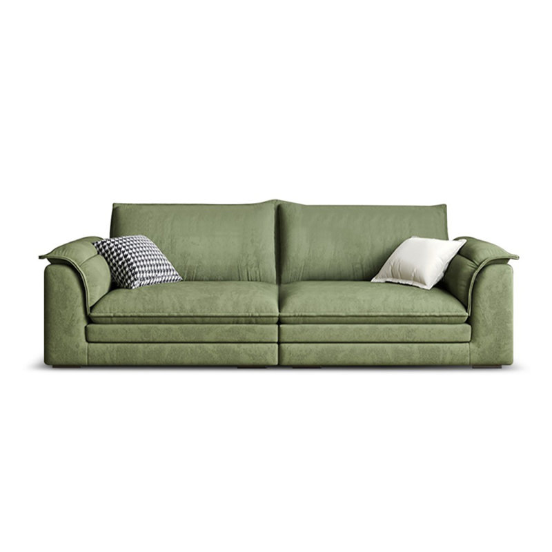 Coussin modulaire vert 100% polyester