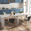 Console multifonctionnelle extensible, table d'appoint polyvalente pour le vestibule, le salon et le couloir