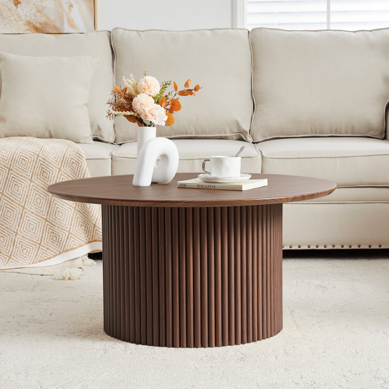 Table basse 31,5 po, Noyer, 15.75" H x 31.5" W x 19.69" D