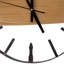 Horloge murale en métal