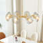 Lustre suspendu de style contemporain avec abat-jour en verre transparent (ampoule non incluse)-454846582-454846584