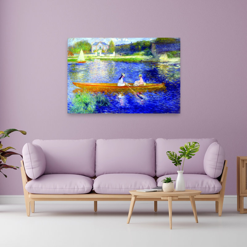 «La seine à Asnières», impression d'art classique, H 40 po x l 60 po