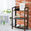 Bibliothèque en bois massif H 36 "x l 23" Troy-18630387