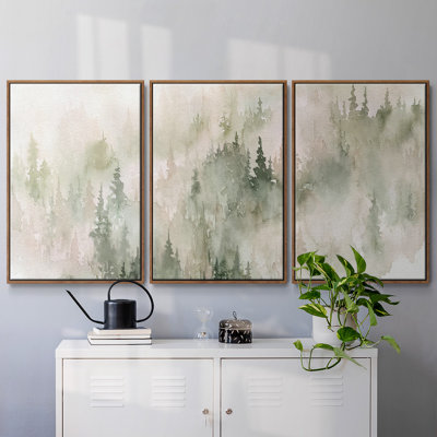 " Misty Mountain Sides " 3 - Pieces