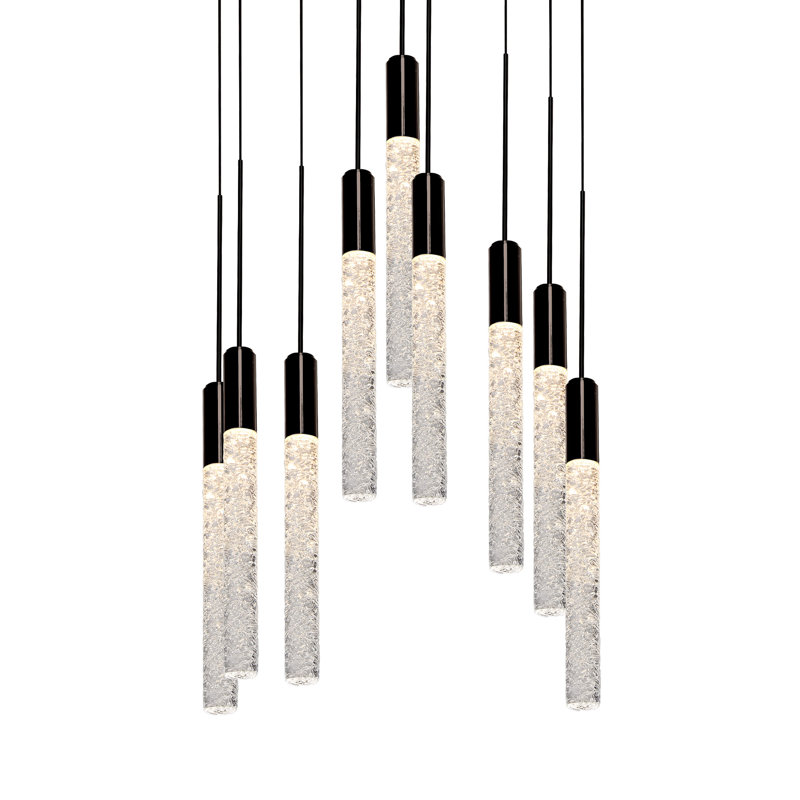 Magic 9 - Light LED Cluster Pendant, Black