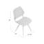 Chaise de patio en osier Davidmichael