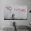 Impression sur toile Banksy, «No future», avec toile de fond, 1P, toile blanche encadrée