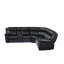 Canapé modulaire inclinable moderne en bois noir-258954028