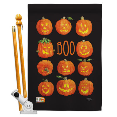 Polyester à 2 côtés 40 x 28 po ensemble de drapeau
