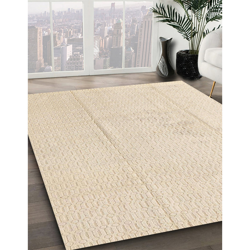 Tapis abstrait moderne 4758, Carré 5 pi
