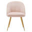 Chaise d'appoint rembourrée en velours Cohen-1312162173