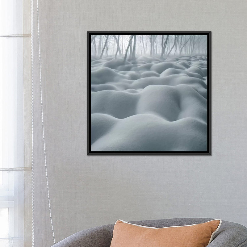 «Dune» par Adrian Borda - reproduction de photo sur toile tendue, H 37 po x l 37 po x P 1,5 po, Toile avec cadre noir