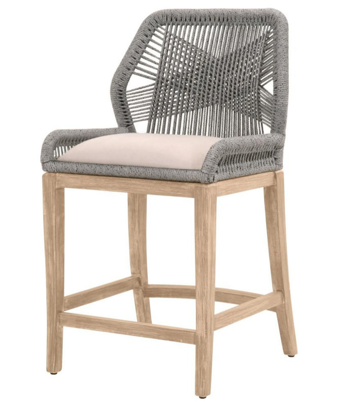 Counter Stool, Dark Gray/Brown