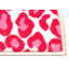 Tapis carré à imprimé animal rouge / beige-696248973