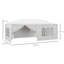 Bryhanna 5.83m x 2.93m Metal Party Tent