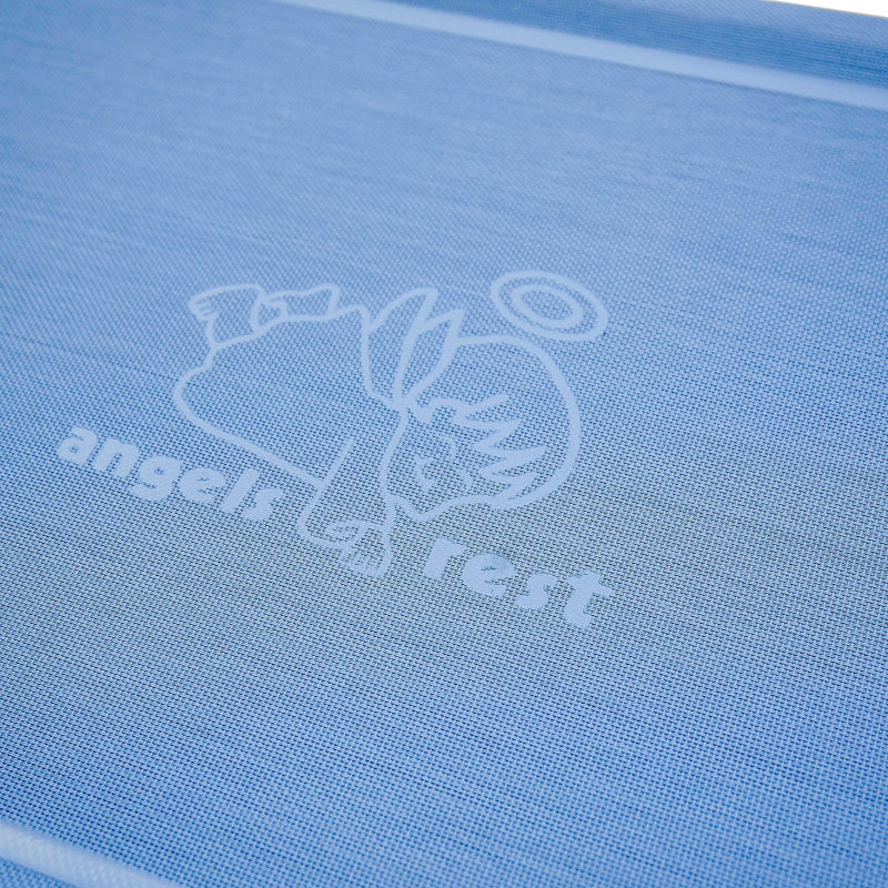 Angeles SpaceLine Daycare Cots for Kids, Kids Toddler Stackable Sleeping Cot for Preschool and Classroom, Standard Size, Set of 4, Wedgewood