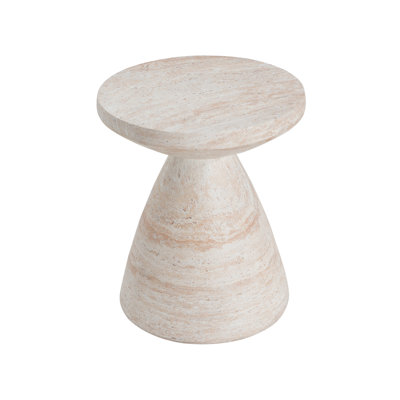 Outdoor/Indoor Lightweight Concrete Side Table