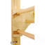 Échelle suédoise en bois, barres de décrochage pour la thérapie physique et la gymnastique (avec barre de traction réglable)