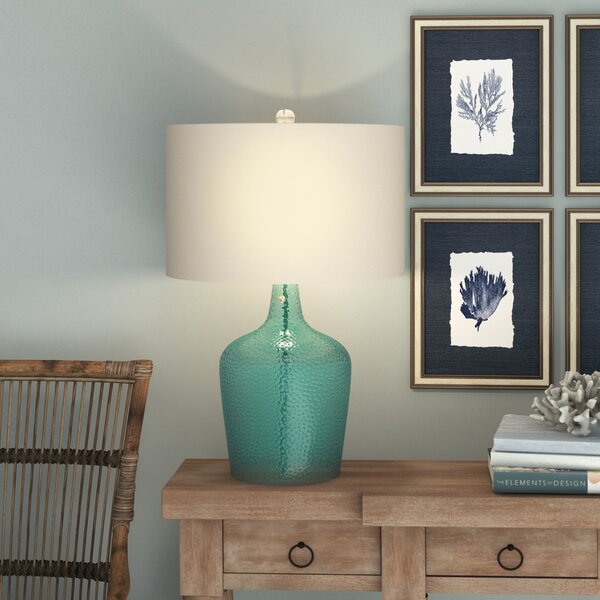 Highland Dunes Miah Glass Table Lamp & Reviews | Wayfair