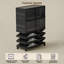 Armoire de rangement pliable tout-en-un Adelaine, 5 paniers de rangement en plastique 385QT-129422903-129422904