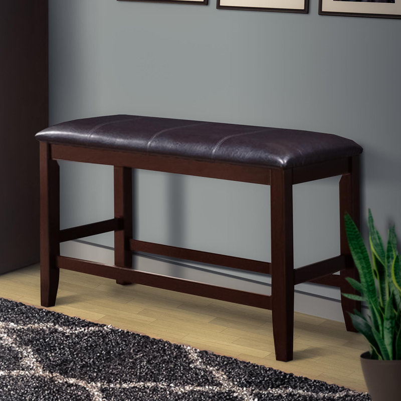Banc en simili cuir Robere