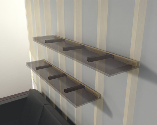 Square Free Floating Shelf Bracket 15 Inch, 1.25" H x 1.25" W x 15" D