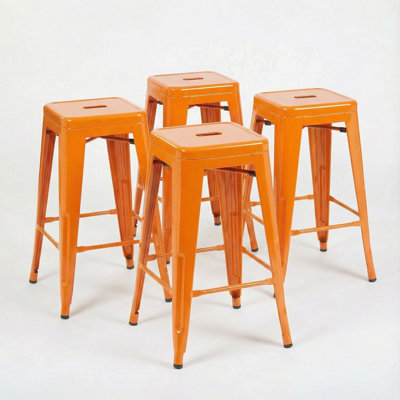 Counter Stool with Metal Frame