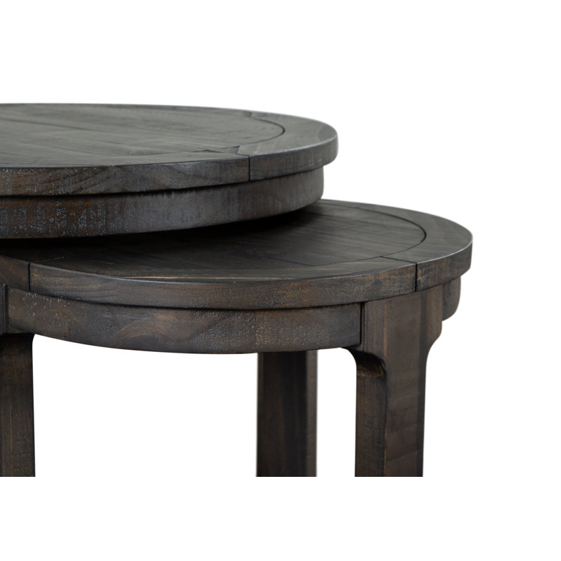 Wedgeport Solid Wood Nesting End Table