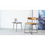 Chaise d'appoint en cuir véritable Griffin