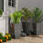 Set Of 3 Tall Planters,Plastic Flower Pots