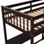 Lit mezzanine avec tablettes de rangement et bureau sous le lit-1231615554-1231615567