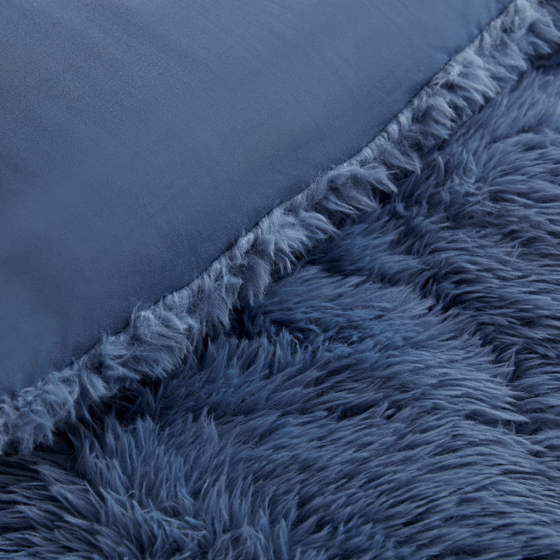 Édredon Alaskan Winters - surdimensionné inducteur Coma, Bleu, Édredon simple TG