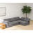 Chenille Sectional Sofa With soft cushion