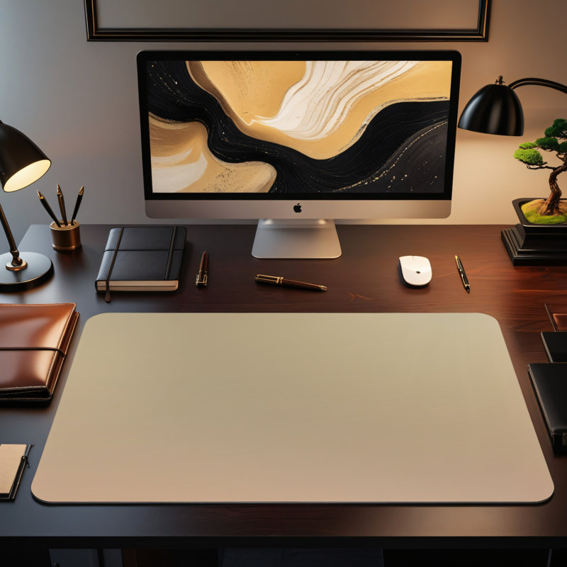 Polyester Desk Pad, 31.5x15.5
