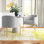Chaises d'appoint performance en velours capitonné Savour