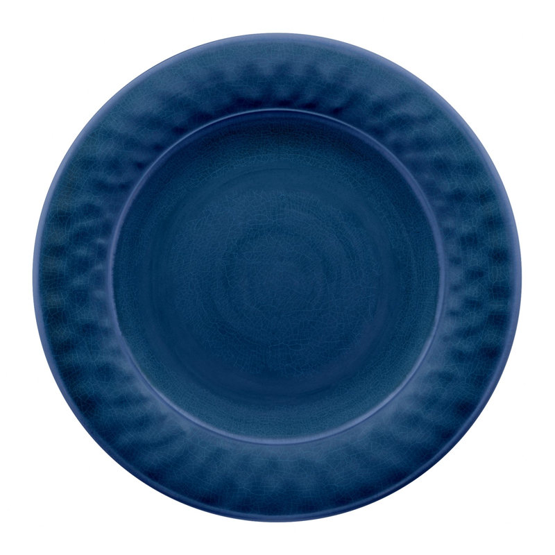 Surber Melamine Dinnerware - Service for 4, Blue
