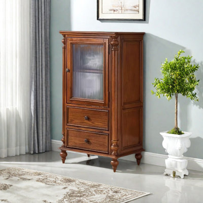 Glass display cabinet