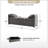 Aristides Modern 61''W Upholstered Storage Bench with Pillows Designed to Resemble Elephant Ears-2102708156
