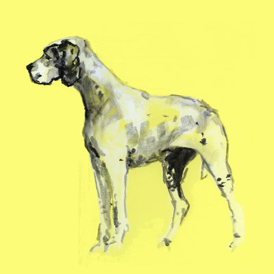 A Very Pop Modern Dog IV by Cartissi - Wrapped Canvas Painting