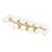 36'' Satin Gold Modern Wall Sconce for Hallway, Bedroom, Vanity – 17-Light with G9 LED Bulb Base-1845483599