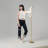 Saturn 66" Modern LED Floor Lamp with 3 Removable Ring Lights and Gold Finish, 3-Way Dimming