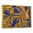 Toile avec cadre flottant or