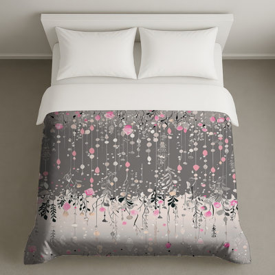 Housse de couette à motif floral Boho