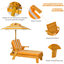 Chaise longue inclinable avec coussins Hunnicutt