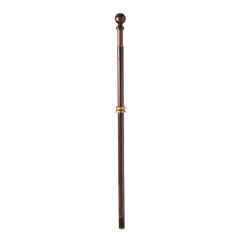 Telescoping Flagpole, Bronze