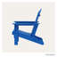 Chaise Adirondack pliante en bleu-296894725