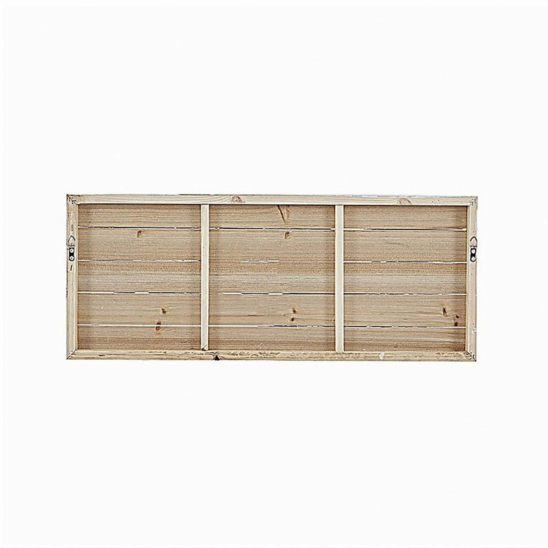 Hand Painted Wood Plank Panel Wall Decor