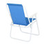 Chaise de plage en fer Oxford
