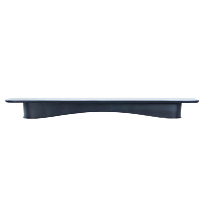 VIP Metal Black Wall Mounted Shelf